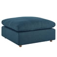 thumbnail image 5 of Modway Commix Modern Down Filled Overstuffed Fabric Ottoman in Azure, 5 of 9