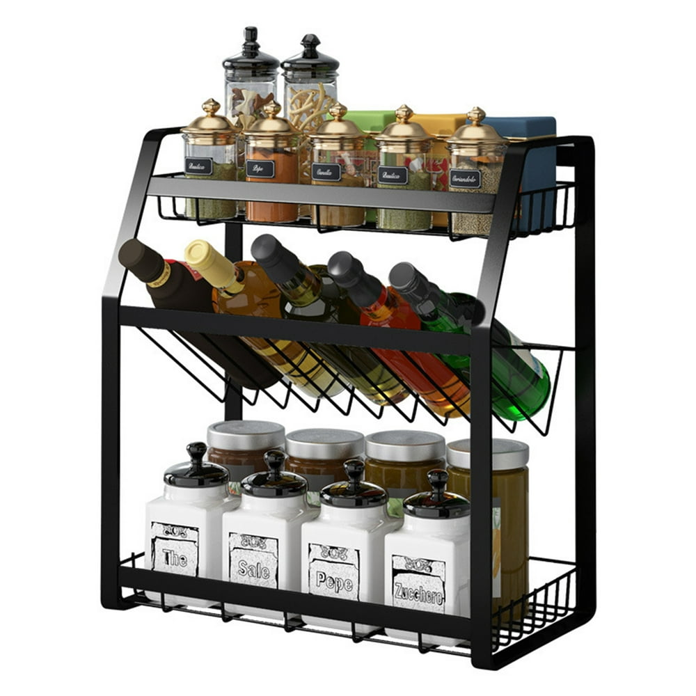 3 Tier Spice Rack Kitchen Spices Organizer Spice Rack, Kitchen Spices