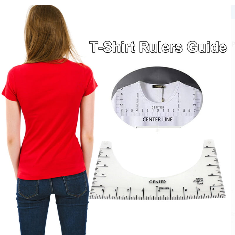 Centering Tool T-Shirt Guide Ruler Sewing Ruler T-Shirt Alignment Vinyl Rulers