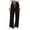 Black#sweat pant for women, variant on Women's Tall Wide Leg Sweatpants Casual Drawstring Elastic Waist Waffle Sweatpant Fall Winter Athletic Trousers with Pockets Navy,XL