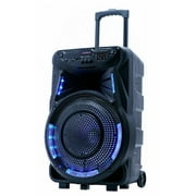 Fully Amplified Portable 4000 Watts 15” Speaker WITH FREE MICROPHONE
