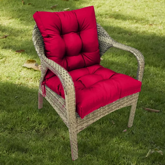 High-Density Rocking Chair Cushion, Waterproof Outdoor Seat Pad for Garden Bench/Rattan Furniture, Machine-Washable Elastic Support Cushion with Non-Slip Bottom