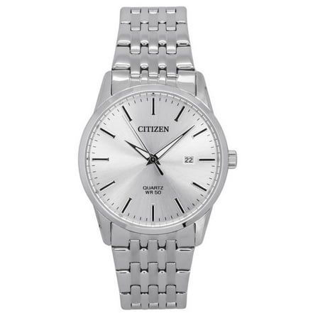 Citizen Quartz Silver Dial Stainless Steel Men's Watch BI5000-87A