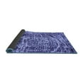 thumbnail image 2 of Ahgly Company Indoor Square Abstract Blue Modern Area Rugs, 5' Square, 2 of 4