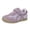 Light Purple, variant on Boys Girls Sneakers Lace Up Adjustable Snap Breathable Soft Comfortable Barefoot Shoes Anti-Slip Casual School Running Walking Shoes Yellow 9 Toddler