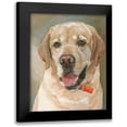 thumbnail image 1 of Fagan, Edie 20x24 Black Modern Framed Museum Art Print Titled - Captain Yellow Lab, 1 of 5
