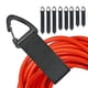 thumbnail image 2 of sweethay Correa de almacenamiento de cable práctica y práctica con soporte organizador de cable con clip triangular y hebilla Kits de mantenimiento de impresoras METRO, 2 of 6