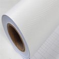 thumbnail image 2 of 3D Carbon Fiber Car Sticker Film for Car Vehicle Laptop Decals Bumper stickers, 2 of 7