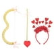 thumbnail image 2 of KAKOWELY juego de arco y flecha de Cupido. Disfraz de Cupido para San Valentín. Accesorio para fotos. Diadema de Cupido para San Valentín. Accesorios para disfraz., 2 of 5