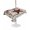 Red, variant on Outdoor Tablecloth with Umbrella Hole for Patio/Picnic/Party/Camping, Texas Star Vintage Waterproof Table Cloth Rectangle Table Cover Washable, Brown Retro Berry Beige Wooden (60"x 120")