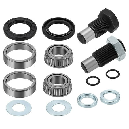 M MATI Swing Arm Bearing Seal Kit w/Shaft for Kawasaki ATV Prairie 360 650 700 Brute Force 650 KFX700