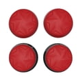 thumbnail image 6 of PlayVital Thumbs Pro Razor Thumbstick Extender for Xbox Core, for Xbox Series X/S Controller, Joystick Caps for Xbox One Controller - 2 High Raise & 2 Mid Raise Concave - Scarlet Red & Black, 6 of 6