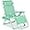 Mint, variant on PINDEE Adjustable Zero Gravity Chair, Monochromatic Color Folding Patio Recliner w/Side Tray, Headrest The appearance is exquisite, fashionable, and high-end.- Mint