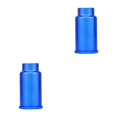 thumbnail image 4 of Greeniant Horquilla delantera de bicicleta, soporte de lámpara de aleación de aluminio de liberación rápida, Clip de luz de bicicleta, Azul 2piezas, 4 of 6