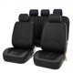 thumbnail image 5 of Funda de asiento de coche de comercio exterior de cuero PU de 11 piezas con cremallera perforada de cuero Universal 5 asientos, 5 of 5