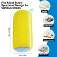 thumbnail image 3 of Shoe Washing Bag for Washing Machine, Shoe Laundry Bags with Invisible Side Zipper, 360°All Around Cleaning,Yellow, 3 of 6