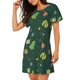 thumbnail image 2 of Easygdp Camp In The Forest Camisón de manga corta para mujer, informal, estampado, 2 of 6