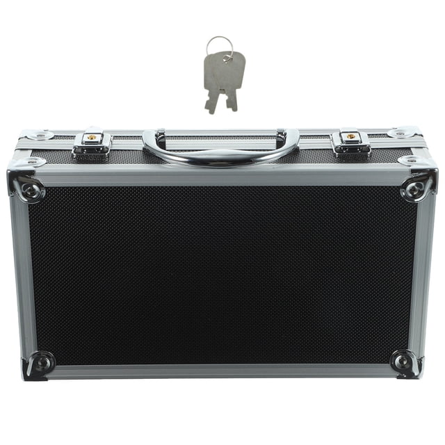 FUTUREORYY Caja De Herramientas Y Medicamentos De Aluminio Con Gran Capacidad Y Fácil Transporte