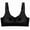 Black, variant on Women's Large Size Comfortable & Breathable Collection Smooth Bra, All Season, with Internal Support, for Sexy & Casual Occasions