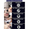 thumbnail image 4 of Afeitadoras de cabeza para hombres calvos: Afeitadora de cabeza eléctrica 5 en 1 para hombres calvos, Afeitadoras de cabeza de diseño giratorio, Kit de aseo eléctrico para hombres, 4 of 5