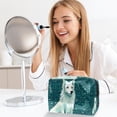 thumbnail image 6 of Pixel Dog PVC Waterproof Cosmetic Travel Bag Zipper Pouch Large Capacity Printed Design for Ladies Girls Men - for Travel, 6 of 6