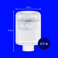 thumbnail image 3 of Filtro de ducha Dr. Piel Travel Essentials Ultra Compact, 3 of 5