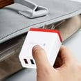 thumbnail image 4 of Dsscvnef 4 Port USB Travel Power Adapter Global Mobile Phone Charger US International Block Cube Plug pour IPhone et IPad, 4 of 5