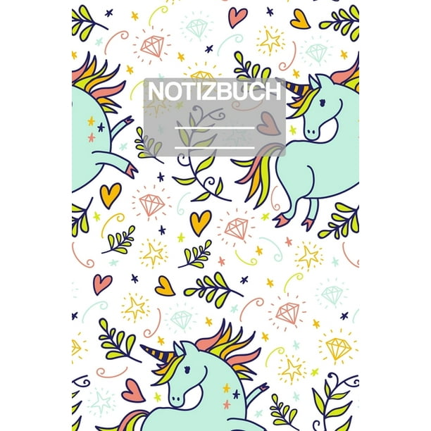 Notizbuch A5 Muster Einhorn Unicorn Suess 111 Seiten Extra Kalender Einzigartig Dotgrid Dotted Punktraster Geschenk Geschenkidee Walmart Com Walmart Com
