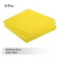 thumbnail image 3 of Unique Bargains EVA Foam Sheets Yellow 9.8 Inch x 9.8 Inch 7mm Thick Crafts Foam Sheets 6Pcs, 3 of 5