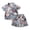 Light Pink, variant on Toddler Boys Hawaii Beach Outfit Tropical Print Short Sleeve Shirt Shorts Set, Sizes 12M-5T