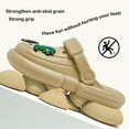 thumbnail image 5 of Hobibear Garden Clog Toddler Slip on Beach Slipper Sandals(Toddler/Little Kids/Big Kids)Khaki 7-8, 5 of 7