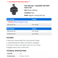 thumbnail image 2 of Fuel Tank Cap - Compatible with 2003 Ford E-150, 2 of 2