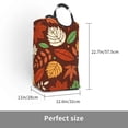 thumbnail image 3 of LNWH Autumn Botanical Leaves Art Pattern Laundry Basket, 50L Large Capacity Foldable Laundry Hamper, 3 of 6