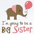 thumbnail image 2 of CafePress - Big Sister To Be Mod Elephant Body Suit - Baby Light Bodysuit, Size Newborn - 24 Months, 2 of 4