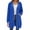 AG07_Blue, variant on Women's Zip Up Hoodies Oversized Solid Color Long Tunic Sweatshirts Casual Fall Jacket Coat with Pockets Mint Green L
