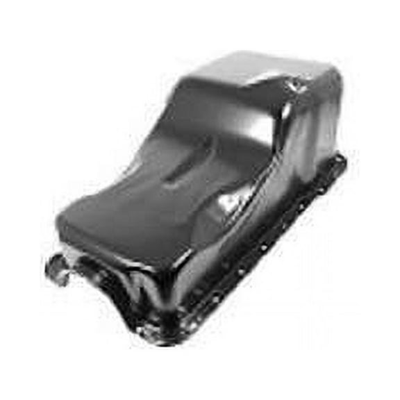 Scott Drake C5ZZ-6675-A Small Block Painted Oil Pan Black