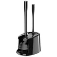 thumbnail image 3 of MR.SIGA Toilet Plunger and Bowl Brush Set with Holder,  Bathroom Cleaning , Black, 1 Set,for Adults, 3 of 9