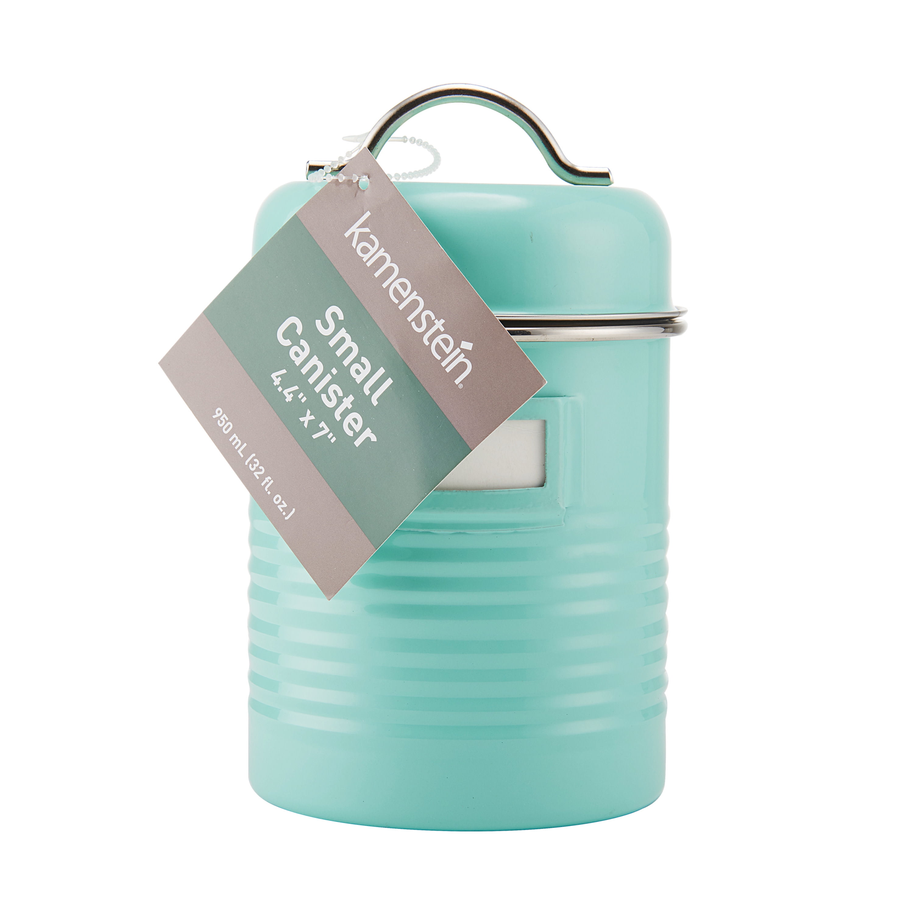 Kamenstein Small Blue Storage Canister with Card Holder