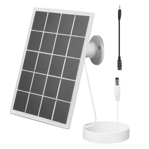 Cargador Panel Solar Cámara 10 W para Ring Stick Up Cam/Spotlight Cam