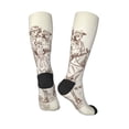 thumbnail image 5 of Lsque Cowboys Riding Horses In Desert Printed Crew Socks Men's Women's LightWeight Thin Casual Calf Socks ,Knee High Socks,Cotton Socks, 5 of 9