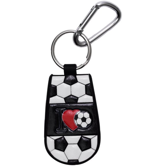 I Love Soccer Keychain Classic Soccer