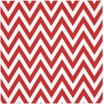 thumbnail image 4 of White and Red Chevron, Zig Zag Design Soft Tablecloth Square Dinng Table Covers for Kitchen & Table Linens 52" x 52", 4 of 8