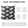 thumbnail image 5 of FUMJ Boho Pillow Cover Black Square Pillow Covers with White Arrows Print  Blend Decorative Throw Pillow Covers Sofa Cushion Cases, 5 of 5