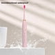 thumbnail image 4 of Cepillo de dientes eléctrico automático para adultos | Tecnología de vibración sónica con 4 cabezales | Recargable por USB y resistente al agua | Blanco, rosa y azul, 4 of 6