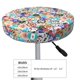 thumbnail image 4 of Balery Colored Casino Chips Fundas de asiento para taburete de bar redondo de tela de terciopelo ajustables que protegen de arañazos y manchas para sillas de 14 a 17 pulgadas.-13 inch, 4 of 7