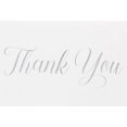 thumbnail image 2 of Premium Thank You Cards and Envelopes Metallic Foil Print - Silver, 2 of 4