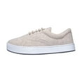 thumbnail image 7 of MaCae Unisex Knitting Lace Up Fashion Shoe With Unique Sole, Lace Sneakers, Casual Shoes, Comfy Sneakers,  Fashion Sneakers, Knit Shoes - Recycled Linen Beige/Mythos, 9M/10W, 7 of 7