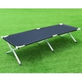 thumbnail image 1 of Gymax en Aluminium Pliant Lit de Camping Extérieur Portable Lit Militaire Randonnée Voyage W / Sac, 1 of 8