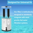thumbnail image 3 of Gravity Water Filter Replacement,for Berkey® Black Carbon (BB9-2®) Purification Elements and Fluoride Filters K5366 (PF-2®) Combo Pack,Compatible with Berkey® Filtration System,Pack of 4, 3 of 6