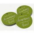 thumbnail image 3 of Inkdotpot Silver Foil Paper Hang Tags Thank You Baby/ Bridal Shower Favor Tags 100 Pieces, 3 of 7